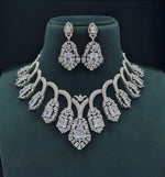 Cz Necklace 05025 - KRISHNA'S SWETA JEWELLERY