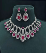 Cz Necklace 05025 - KRISHNA'S SWETA JEWELLERY