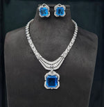 Cz Necklace 05026 - KRISHNA'S SWETA JEWELLERY