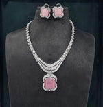 Cz Necklace 05026 - KRISHNA'S SWETA JEWELLERY
