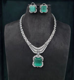 Cz Necklace 05026 - KRISHNA'S SWETA JEWELLERY