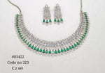 Cz Necklace 05422 - KRISHNA'S SWETA JEWELLERY