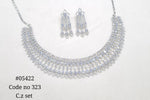 Cz Necklace 05422 - KRISHNA'S SWETA JEWELLERY