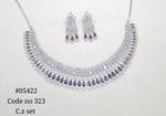 Cz Necklace 05422 - KRISHNA'S SWETA JEWELLERY