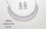 Cz Necklace 05422 - KRISHNA'S SWETA JEWELLERY