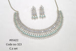 Cz Necklace 05422 - KRISHNA'S SWETA JEWELLERY
