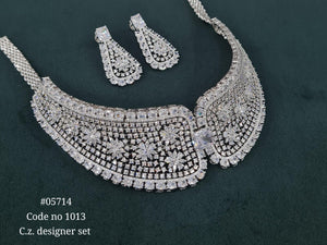 Cz Necklace 05714 - KRISHNA'S SWETA JEWELLERY