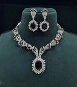 Cz Necklace 06095 - KRISHNA'S SWETA JEWELLERY