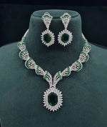 Cz Necklace 06095 - KRISHNA'S SWETA JEWELLERY
