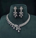 Cz Necklace 06096 - KRISHNA'S SWETA JEWELLERY
