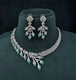 Cz Necklace 06096 - KRISHNA'S SWETA JEWELLERY