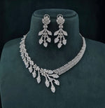 Cz Necklace 06096 - KRISHNA'S SWETA JEWELLERY