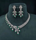 Cz Necklace 06096 - KRISHNA'S SWETA JEWELLERY