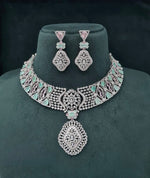 Cz Necklace 06097 - KRISHNA'S SWETA JEWELLERY