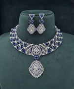 Cz Necklace 06097 - KRISHNA'S SWETA JEWELLERY