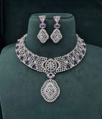 Cz Necklace 06097 - KRISHNA'S SWETA JEWELLERY