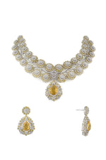 Cz Necklace 06270 - KRISHNA'S SWETA JEWELLERY