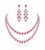 Cz Necklace 06303 - KRISHNA'S SWETA JEWELLERY