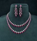 Cz Necklace 06303 - KRISHNA'S SWETA JEWELLERY