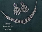 Cz Necklace 06304 - KRISHNA'S SWETA JEWELLERY