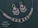 Cz Necklace 06304 - KRISHNA'S SWETA JEWELLERY