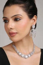 Cz Necklace 06304 - Krishna's Sweta Jewellery