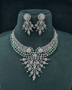Cz Necklace 06452 - KRISHNA'S SWETA JEWELLERY