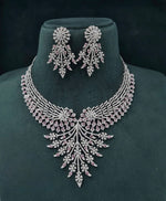 Cz Necklace 06452 - KRISHNA'S SWETA JEWELLERY