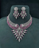 Cz Necklace 06452 - KRISHNA'S SWETA JEWELLERY