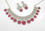 Cz Necklace 06841 - KRISHNA'S SWETA JEWELLERY