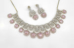 Cz Necklace 06841 - KRISHNA'S SWETA JEWELLERY