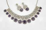 Cz Necklace 06841 - KRISHNA'S SWETA JEWELLERY