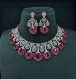 Cz Necklace 06841 - KRISHNA'S SWETA JEWELLERY