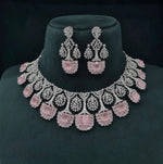 Cz Necklace 06841 - KRISHNA'S SWETA JEWELLERY
