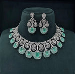 Cz Necklace 06841 - KRISHNA'S SWETA JEWELLERY