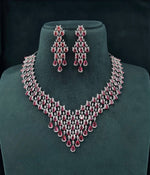Cz Necklace 07243 - KRISHNA'S SWETA JEWELLERY