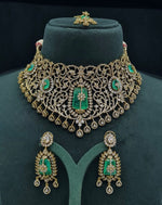 Cz Necklace 07419 - KRISHNA'S SWETA JEWELLERY