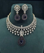 Cz Necklace 07429 - KRISHNA'S SWETA JEWELLERY