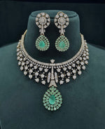 Cz Necklace 07429 - KRISHNA'S SWETA JEWELLERY