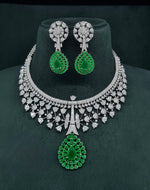 Cz Necklace 07429 - KRISHNA'S SWETA JEWELLERY