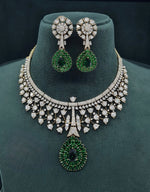 Cz Necklace 07429 - KRISHNA'S SWETA JEWELLERY