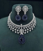 Cz Necklace 07429 - KRISHNA'S SWETA JEWELLERY