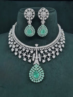 Cz Necklace 07429 - KRISHNA'S SWETA JEWELLERY