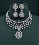 Cz Necklace 07429 - KRISHNA'S SWETA JEWELLERY