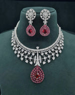 Cz Necklace 07429 - KRISHNA'S SWETA JEWELLERY