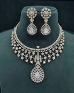 Cz Necklace 07429 - KRISHNA'S SWETA JEWELLERY