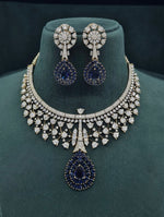 Cz Necklace 07429 - KRISHNA'S SWETA JEWELLERY
