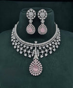 Cz Necklace 07429 - KRISHNA'S SWETA JEWELLERY