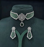 Cz Necklace 07432 - KRISHNA'S SWETA JEWELLERY