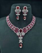 Cz Necklace 07433 - KRISHNA'S SWETA JEWELLERY